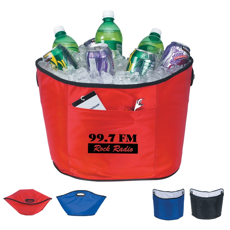 Customized Nylon Foldable Ice Chest Ice Bucket