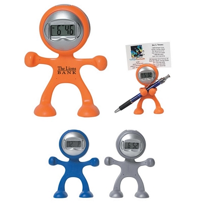 Promotional Clocks: Customized Flexi Clock Memo Clip and Pen Holder