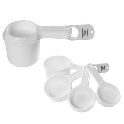 Promotional Measuring Cups: Customized Set of Four Measuring Cups