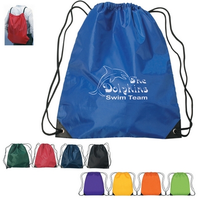 Promotional Drawstring Bags: Customized Large Fun Style Sports Drawstring Backpack