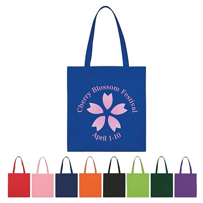 Promotional Tote Bags: Customized NonWoven Expo Economy Tote Bag