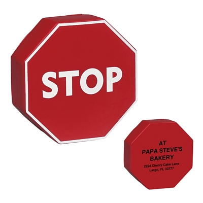 Promotional Stress Relievers: Customized Stop Sign Stress Relievers