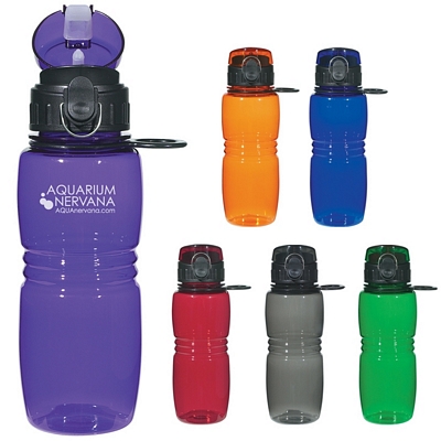 Promotional Sports Bottles: Customized 18 oz. Bottle with Pop up Lid