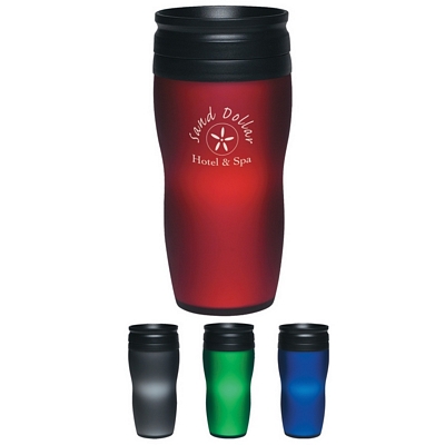 Customized 14 oz. Soft Touch Tumbler Promotional Tumblers: Customized 14 oz. Soft Touch Tumbler