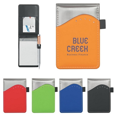 Promotional Jotter Pads: Customized Wave Flip Open Jotter