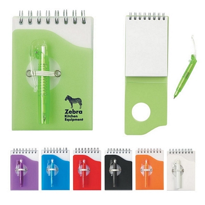 Customized Mini Jotter Pad with Shorty Pen Promotional Jotter Pads: Customized Mini Jotter Pad with Shorty Pen