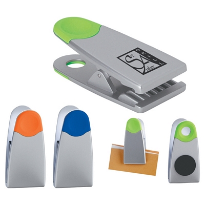 Promotional Memo Clips: Customized Magnetic Memo Bag Clip with Rubber Grip