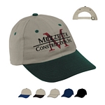 Promotional Caps: Customized Embroidered Brushed Cotton Twill Cap