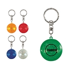 Promotional Key Chains: Customized Round Soft Touch Led Key Chain