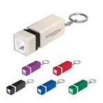 Promotional Key Chains: Customized Push-In Push-Out LED Key Chain