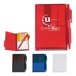 Promotional Jotter Pads: Customized Memo Notebook with Sticky Notes & Pen
