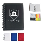 Promotional Journals: Customized Spiral Notebook with Sticky Notes