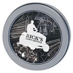 Promotional Products: Round Tin with Assortment of Office Clips