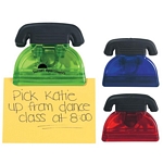 Promotional Memo Clips: Customized Telephone Shape Bag Memo Clip