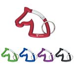 Promotional Products: Horse Head Carabiner with Key Ring