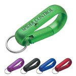 Promotional Products: Wide Aluminum Carabiner with Key Ring