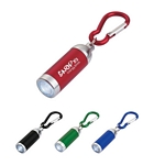 Promotional Carabiners: Customized Mini Aluminum Led Light With Matching Carabiner