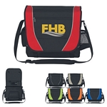 Promotional Messenger Bags: Customized Messenger Bag with Mesh Bottle Holder