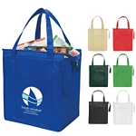 Promotional Grocery Shopping Bags: Customized Non-Woven Insulated Shopper Tote Bag