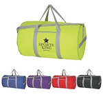 Promotional Duffel Bags: Customized Fun Style Large Budget Duffle Bag
