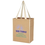 Promotional Shopping Tote Bags: Customized Small Craft Paper Laminated Polypropylene Shopper Tote Bag