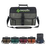 Promotional Messenger Bags: Customized Expandable Deluxe Briefcase Messenger Bag