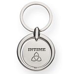Promotional Products: Circular Spinning Metal Key Tag