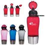 Promotional Products: 24 oz. Hybrid Polycarbonate Bottle with Stainless Bottom