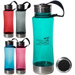 Promotional Products: 22 oz. Fusion Polycarbonate Bottle with Stainless Bottom