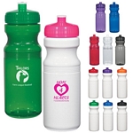 Promotional Plastic Sports Bottles: Customized Poly-clear 24 oz Fitness Water Bottle
