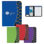 Promotional Padfolios: Customized NonWoven 8-1-2 x 11 Polk-A-Dot Padfolio