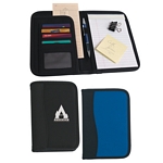 Promotional Padfolios: Customized Small Microfiber Portfolio with Embossed PVC Trim