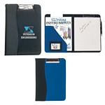 Promotional Padfolios: Customized Microfiber Clip Board with Embossed PVC Trim