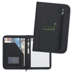 Promotional Padfolios: Customized Zip-Up Small Traveler Portfolio