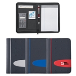 Promotional Junior Padfolios: Customized Eclipse 5 x 7 Zippered Portfolio with Calculator