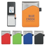 Promotional Jotter Pads: Customized Wave Flip Open Jotter