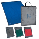 Promotional Blankets: Customized Reversible Fleece Nylon Blanket with Carry Case