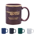 Promotional Ceramic Mugs: Customized 11 oz. Marbleized Coffee Mug
