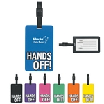 Promotional Luggage Tags: Customized Hands Off! Luggage Tag