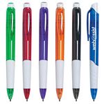 Promotional Pens: Excel White Grip Retractable Pen