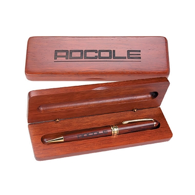 Customized Pen: Rosewood Pencil with Wooden Gift Box