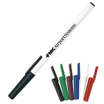 Customized Pen: Value White Stick Pen