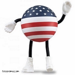 Promotional USA Man Stress Ball - Promotional Products