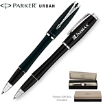 Customized Parker Urban Laque Black CT Roller Ball Pen