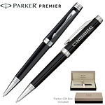Customized Parker Premier Black Laque ST Ballpoint Pen