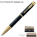Customized Parker IM Laque Black GT Roller Ball Pen