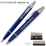 Customized Parker IM Blue CT Ballpoint Pen