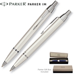 Customized Parker IM Pearl White CT Ballpoint Pen