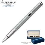 Customized Waterman Perspective Silver CT Ballpoint Pen