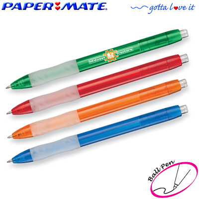 Promotional Pen: Paper Mate Chill Translucent Ball Point Pen Customized Pens: Paper Mate Chill Translucent Ball Point Pen